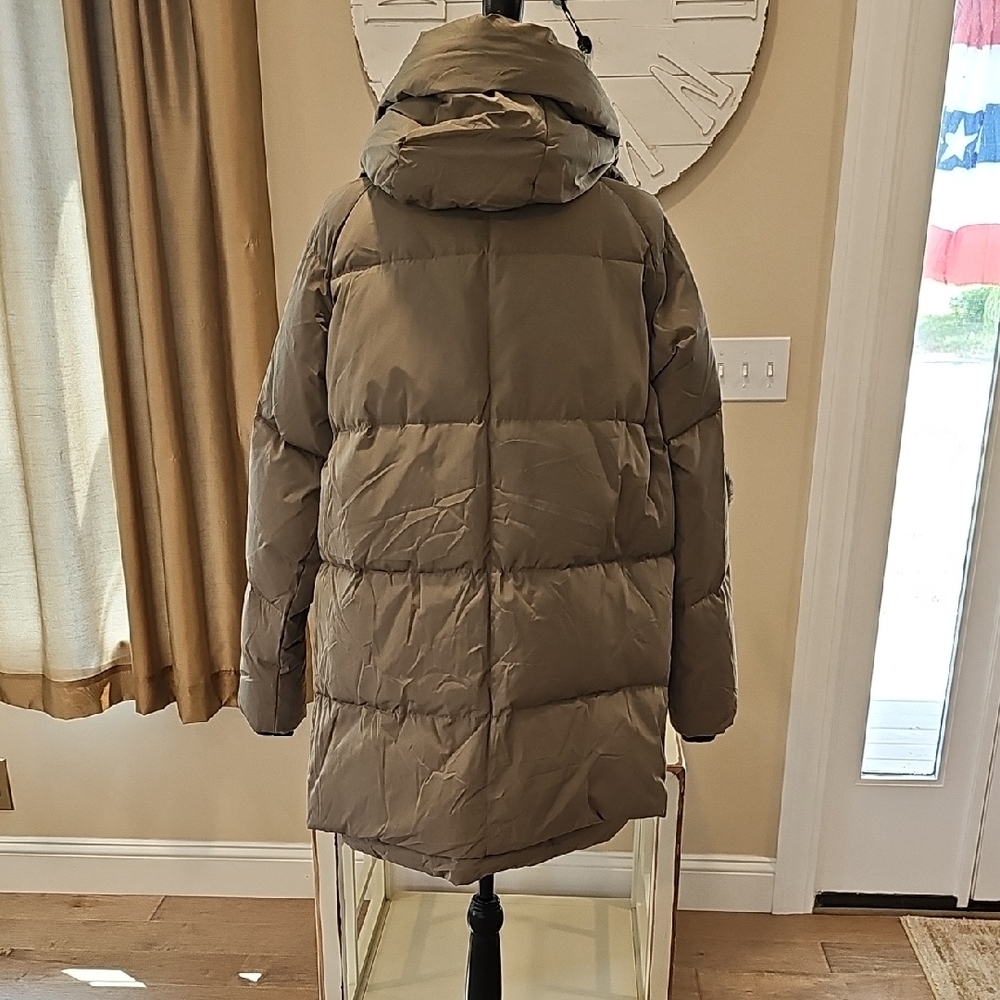 Orolay Green Jacket with Orange Lining - Picture 6 of 9